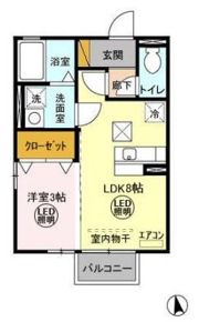 カーサ・ヴィオラBの間取り画像