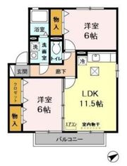 カーサフロレスタBの間取り画像