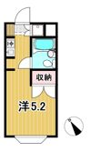 モンパレス日立第二Bの間取り画像