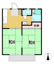 ゆたかハイツの間取り画像