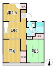 クリタハイツの間取り画像