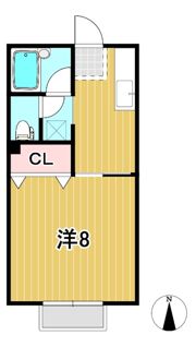 ラフォーレ大みかの間取り画像