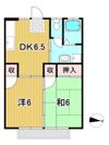 リブランハイツの間取り画像