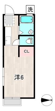 コーポいづみの間取り画像