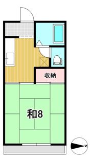 コーポスズキの間取り画像