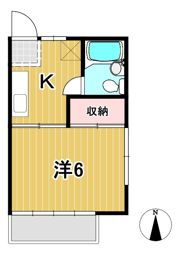 コーポホソダの間取り画像