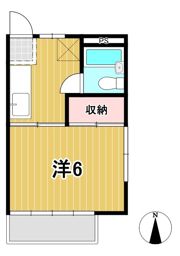 コーポホソダの間取り画像