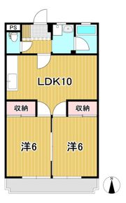 コーポ三協Iの間取り画像