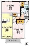 ロイヤルスクエアAの間取り画像