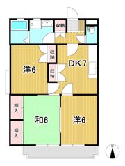 コーポ三協Iの間取り画像