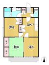コーポ三協Iの間取り画像