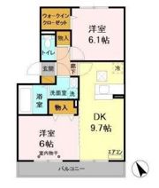 コスモパークAの間取り画像