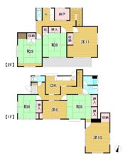 南高野3丁目戸建の間取り画像