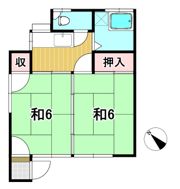 小沢アパートの間取り画像