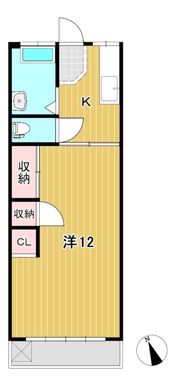 平野アパートの間取り画像