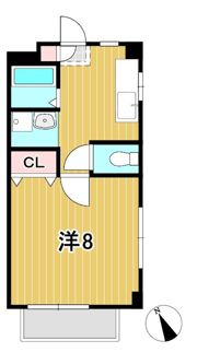 サンハイムBの間取り画像
