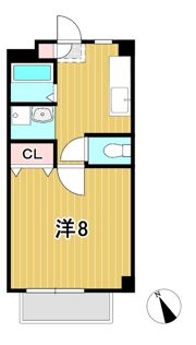サンハイムBの間取り画像
