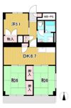 日立ダイヤハイツの間取り画像