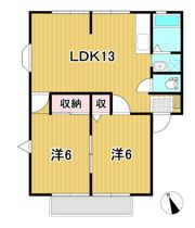 サンビレッジ本宮Fの間取り画像