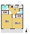 桧山アパートの間取り画像