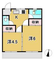 桧山アパートの間取り画像