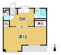 森山ハイツの間取り画像