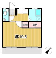 横山アパートの間取り画像