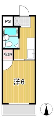 油縄子第2ハイツの間取り画像