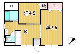渡辺ハイツの間取り画像