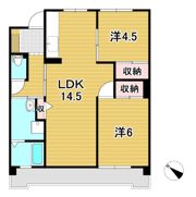 鹿島マンションの間取り画像