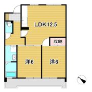 鹿島マンションの間取り画像