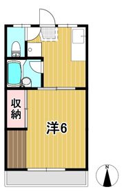 田名部学生アパートの間取り画像