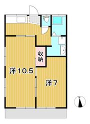 西野アパートの間取り画像