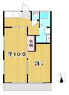 西野アパートの間取り画像