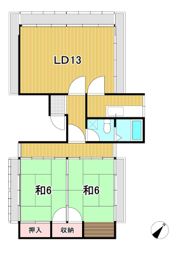 赤津マンションの間取り画像