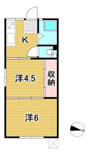 長山アパートの間取り画像