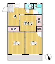 長山ハイツ（西）の間取り画像