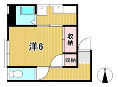 高橋アパートの間取り画像