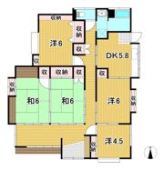 高萩市上手綱戸建の間取り画像