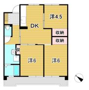 鹿島マンションの間取り画像
