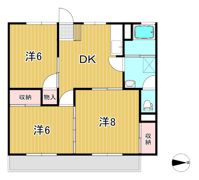 黒沢マンションの間取り画像