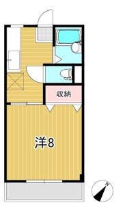 シティーコート1の間取り画像