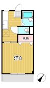 シティーコート1の間取り画像