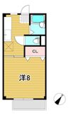 シティーコート1の間取り画像