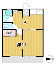シティハイム・ヒロの間取り画像