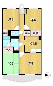 シャングリアマンションの間取り画像