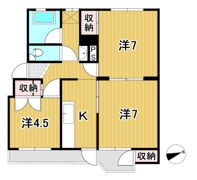 トビタハイツの間取り画像