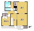 トビタハイツの間取り画像