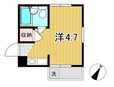 ハイツくれよんの間取り画像