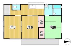 ハシノ作平屋ロ棟の間取り画像